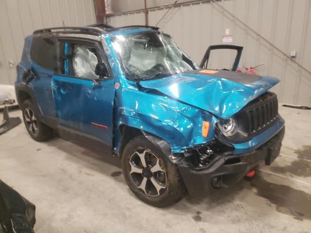 ZACNJDC19MPM36907 - 2021 JEEP RENEGADE T TURQUOISE photo 1