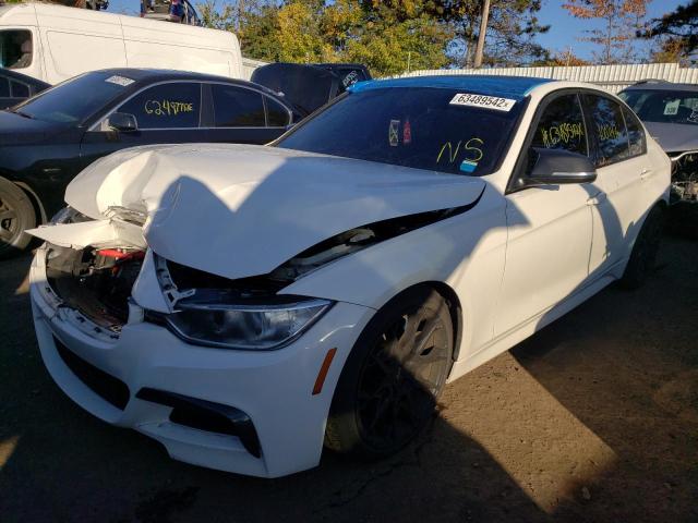 WBA3B9G59FNR93388 - 2015 BMW 335 XI WHITE photo 2