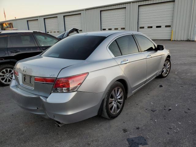 1HGCP3F87CA006658 - 2012 HONDA ACCORD EXL SILVER photo 4