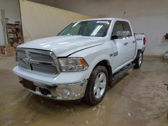 1C6RR7GTXJS135747 - 2018 RAM 1500 SLT WHITE photo 2