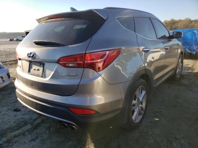 5XYZU3LA8DG077135 - 2013 HYUNDAI SANTA FE S GRAY photo 4