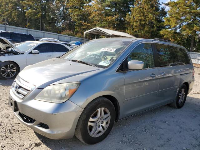 5FNRL38647B061534 - 2007 HONDA ODYSSEY EX SILVER photo 2