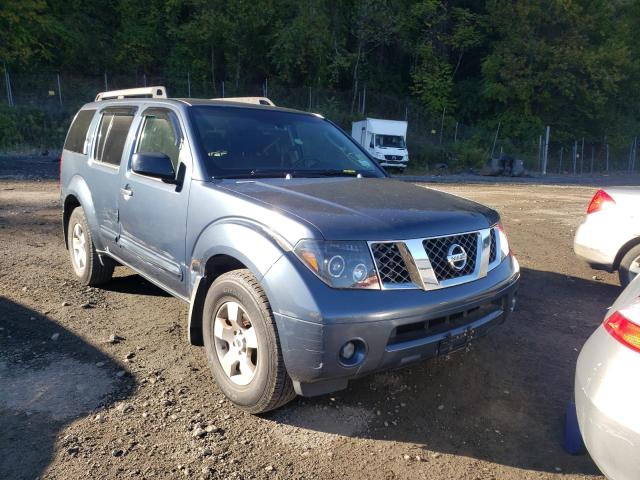 5N1AR18U06C663580 - 2006 NISSAN PATHFINDER BLUE photo 1