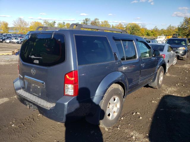 5N1AR18U06C663580 - 2006 NISSAN PATHFINDER BLUE photo 4