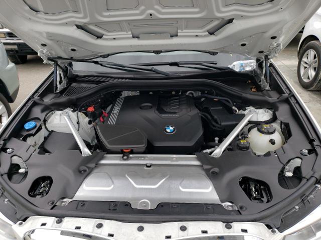 5UXTY3C00M9E57851 - 2021 BMW X3 SDRIVE3 WHITE photo 7