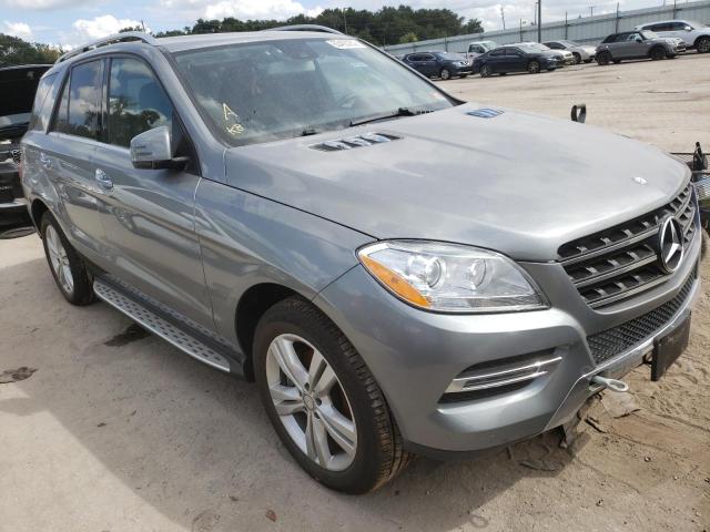 4JGDA5HBXFA474537 - 2015 MERCEDES-BENZ ML 350 4MA SILVER photo 1