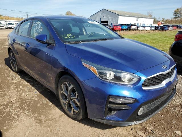 3KPF24AD4LE184433 - 2020 KIA FORTE FE BLUE photo 1