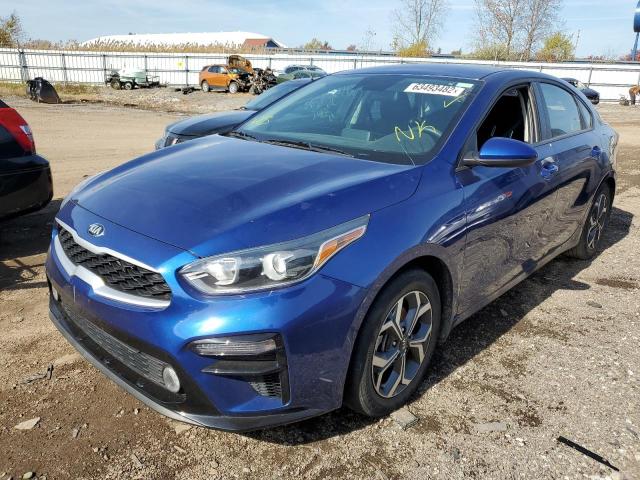 3KPF24AD4LE184433 - 2020 KIA FORTE FE BLUE photo 2