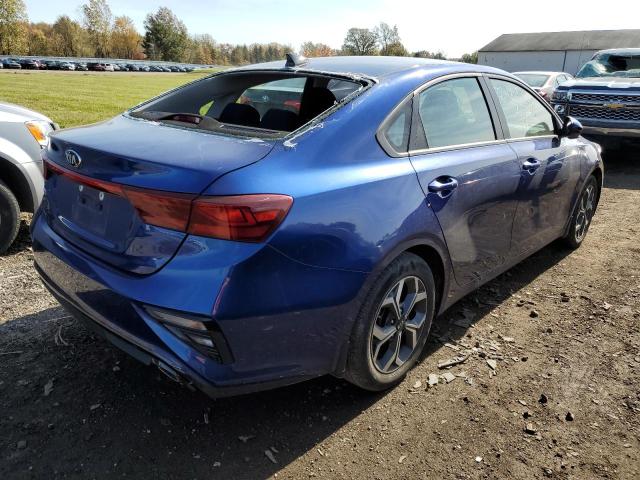 3KPF24AD4LE184433 - 2020 KIA FORTE FE BLUE photo 4