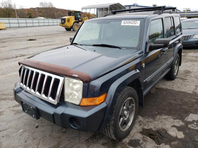 1J8HG48P47C563013 - 2007 JEEP COMMANDER 蓝色 照片 2