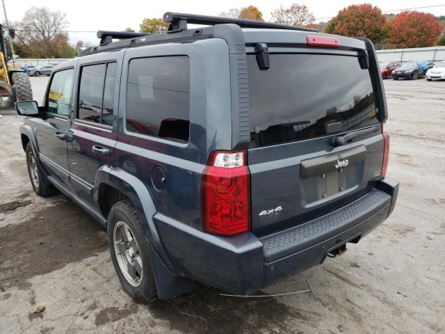 1J8HG48P47C563013 - 2007 JEEP COMMANDER 蓝色 照片 3