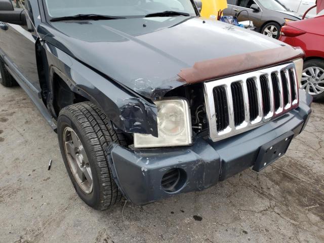1J8HG48P47C563013 - 2007 JEEP COMMANDER 蓝色 照片 9