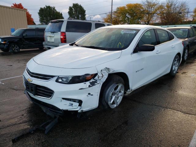 1G1ZB5ST2JF111369 - 2018 CHEVROLET MALIBU LS WHITE photo 2