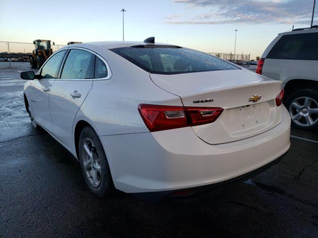 1G1ZB5ST2JF111369 - 2018 CHEVROLET MALIBU LS WHITE photo 3