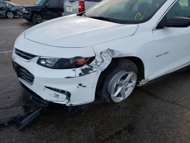 1G1ZB5ST2JF111369 - 2018 CHEVROLET MALIBU LS WHITE photo 9