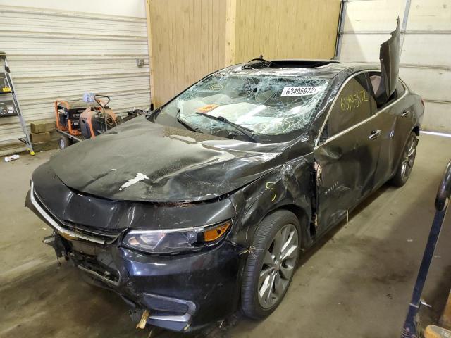 1G1ZE5SX2JF229075 - 2018 CHEVROLET MALIBU PRE BLACK photo 2