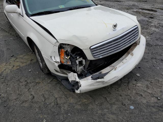 1G6KD54Y65U130474 - 2005 CADILLAC DEVILLE WHITE photo 9