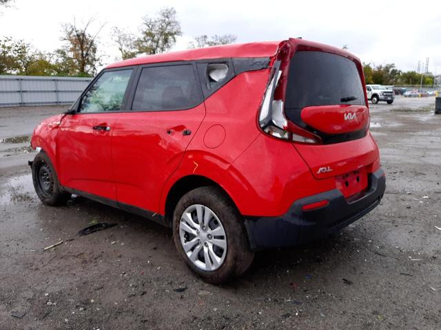 KNDJ23AU0N7170696 - 2022 KIA SOUL LX RED photo 3