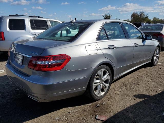 WDDHF9AB5BA407658 - 2011 MERCEDES-BENZ E 550 4MAT SILVER photo 4