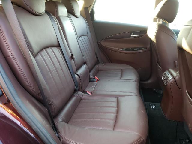 JN1AJ0HR2BM854801 - 2011 INFINITI EX35 BASE BURGUNDY photo 6