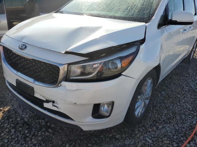 KNDMC5C14F6049301 - 2015 KIA SEDONA WHITE photo 9