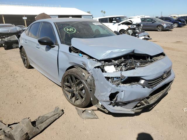 2HGFE2F57NH576716 - 2022 HONDA CIVIC SPOR GRAY photo 1