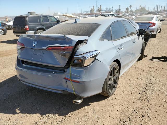 2HGFE2F57NH576716 - 2022 HONDA CIVIC SPOR GRAY photo 4