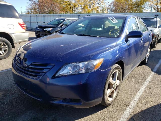 4T1BE46K07U086533 - 2007 TOYOTA CAMRY CE BLUE photo 2