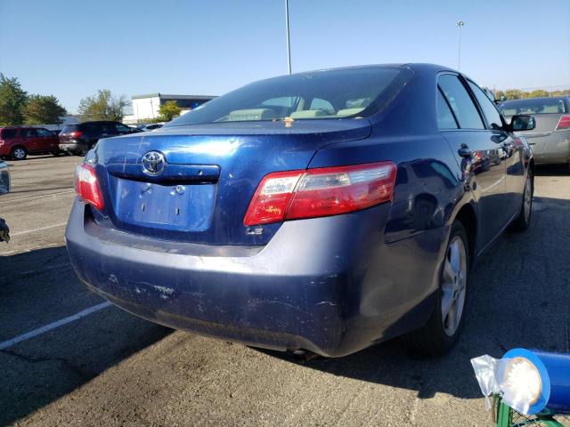 4T1BE46K07U086533 - 2007 TOYOTA CAMRY CE BLUE photo 4