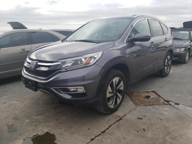 5J6RM4H97GL109712 - 2016 HONDA CR-V TOURI GRAY photo 2