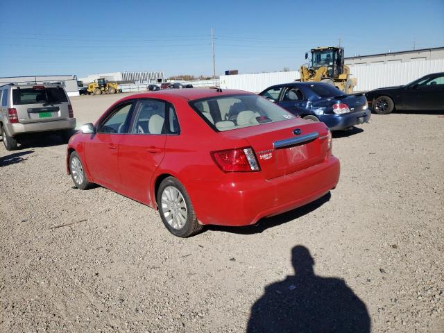 JF1GE61698H514566 - 2008 SUBARU IMPREZA 4W RED photo 3