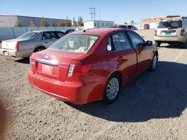 JF1GE61698H514566 - 2008 SUBARU IMPREZA 4W RED photo 4