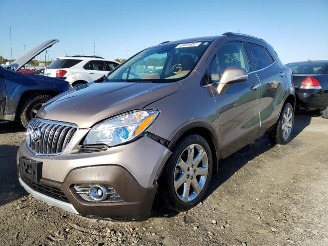 KL4CJDSB0EB708352 - 2014 BUICK ENCORE PRE GOLD photo 2