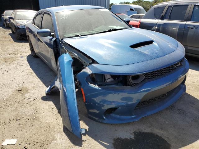 2C3CDXGJ2MH591995 - 2021 DODGE CHARGER SC BLUE photo 1