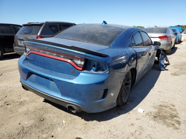 2C3CDXGJ2MH591995 - 2021 DODGE CHARGER SC BLUE photo 4