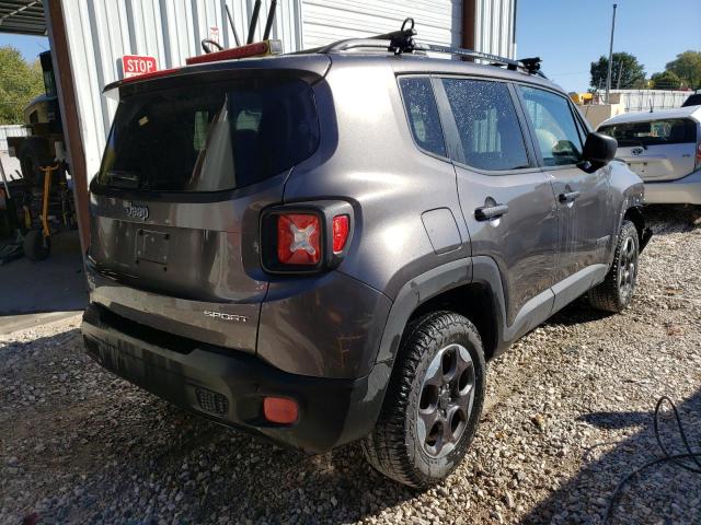 ZACCJBAT6GPE13964 - 2016 JEEP RENEGADE S Grafit foto 4