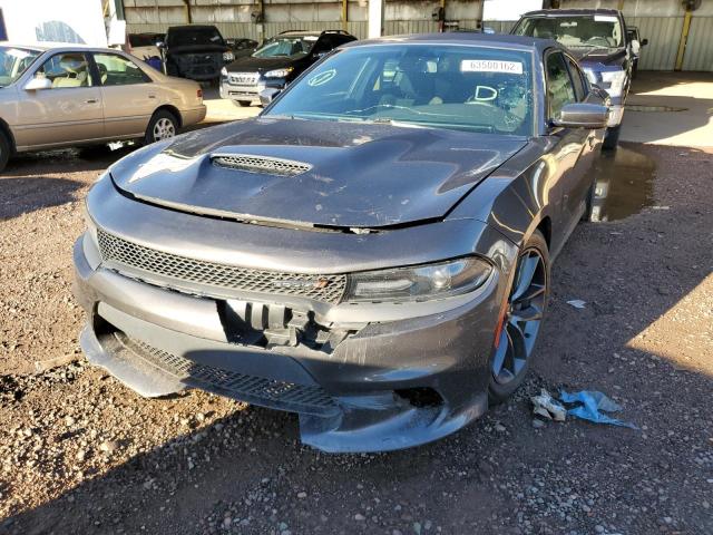 2C3CDXHGXKH592280 - 2019 DODGE CHARGER GT GRAY photo 9