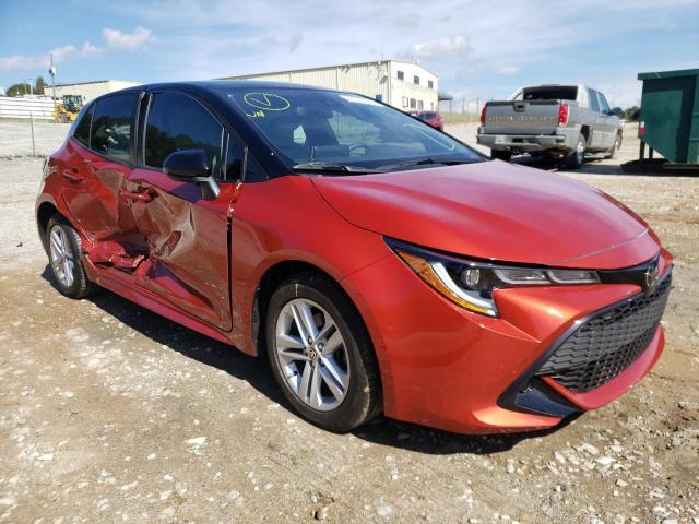 JTND4RBEXL3102388 - 2020 TOYOTA COROLLA SE ORANGE photo 1