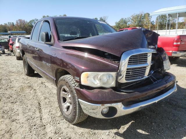 1D7HA18D74S733658 - 2004 DODGE RAM 1500 S BURGUNDY photo 1