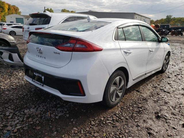 KMHC75LC6KU119416 - 2019 HYUNDAI IONIQ SEL WHITE photo 4