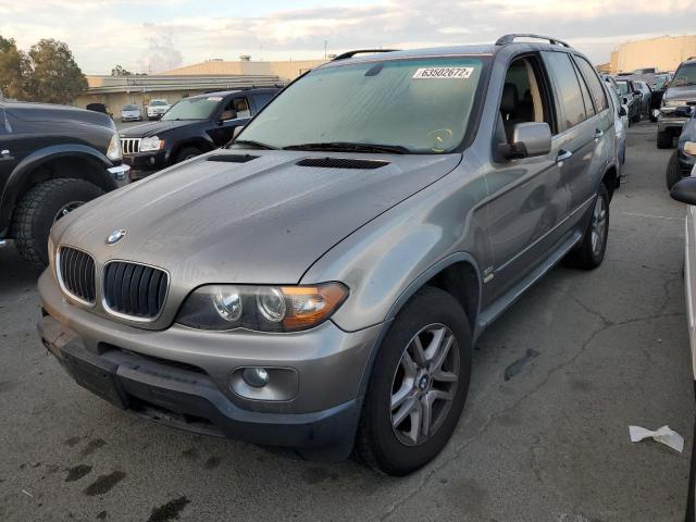 5UXFA13536LY28831 - 2006 BMW X5 GRAY photo 2