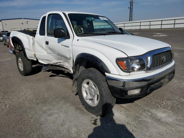 5TESN92N41Z768766 - 2001 TOYOTA TACOMA XTR WHITE photo 1