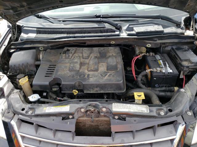 2A8HR64X29R568393 - 2009 CHRYSLER TOWN & COU BLACK photo 7