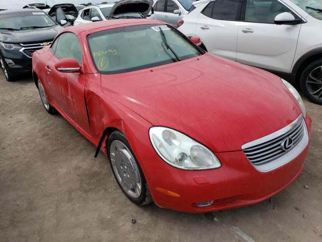 JTHFN48Y440061143 - 2004 LEXUS SC 430 RED photo 1