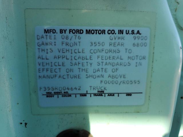 F35SR004642 - 1977 FORD PICKUP GREEN photo 10