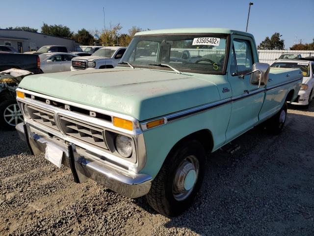 F35SR004642 - 1977 FORD PICKUP GREEN photo 2