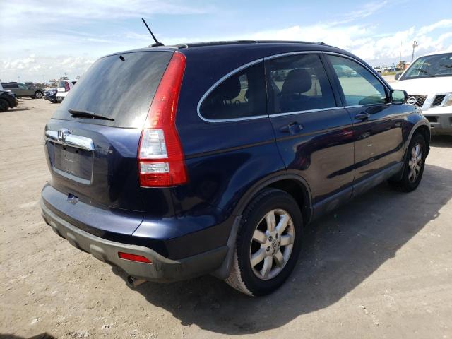 JHLRE38737C000517 - 2007 HONDA CR-V EXL BLUE photo 4