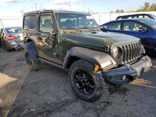 1C4GJXAN6MW659380 - 2021 JEEP WRANGLER S GREEN photo 1