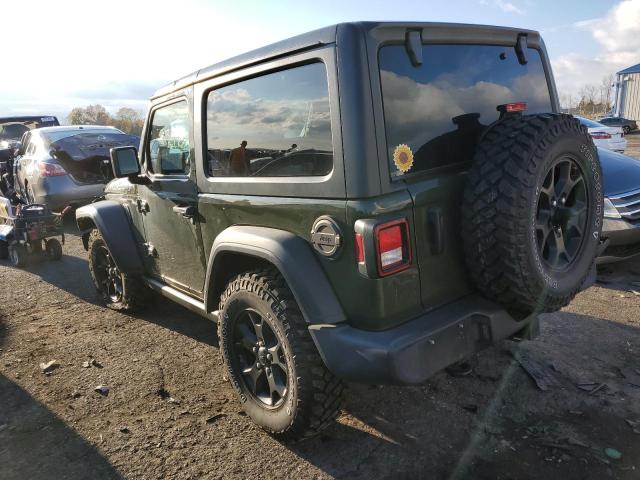1C4GJXAN6MW659380 - 2021 JEEP WRANGLER S GREEN photo 3