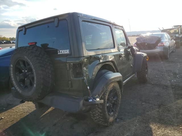 1C4GJXAN6MW659380 - 2021 JEEP WRANGLER S GREEN photo 4